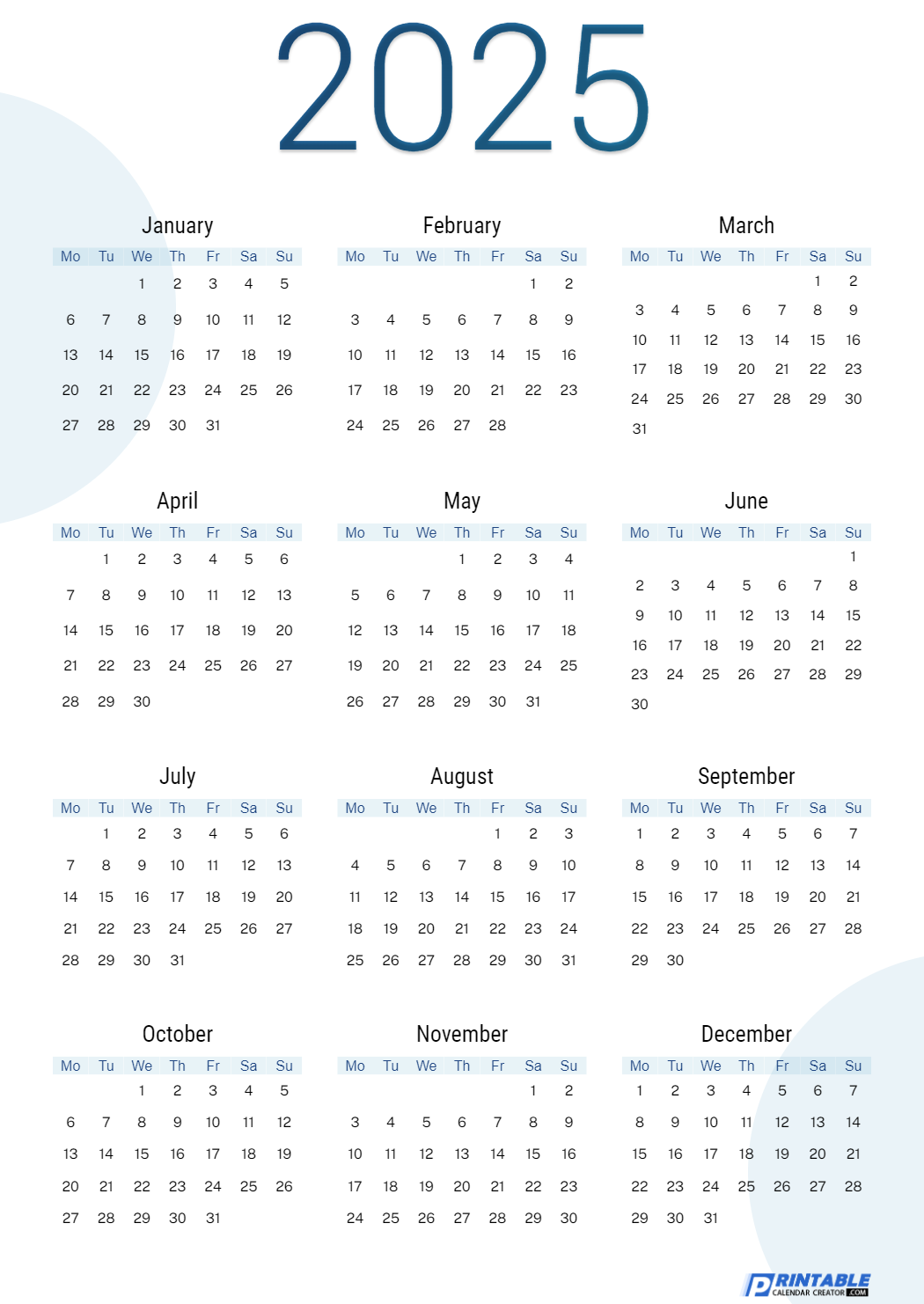 2025 Custom Business Calendars 2025 Custom Business Calendars